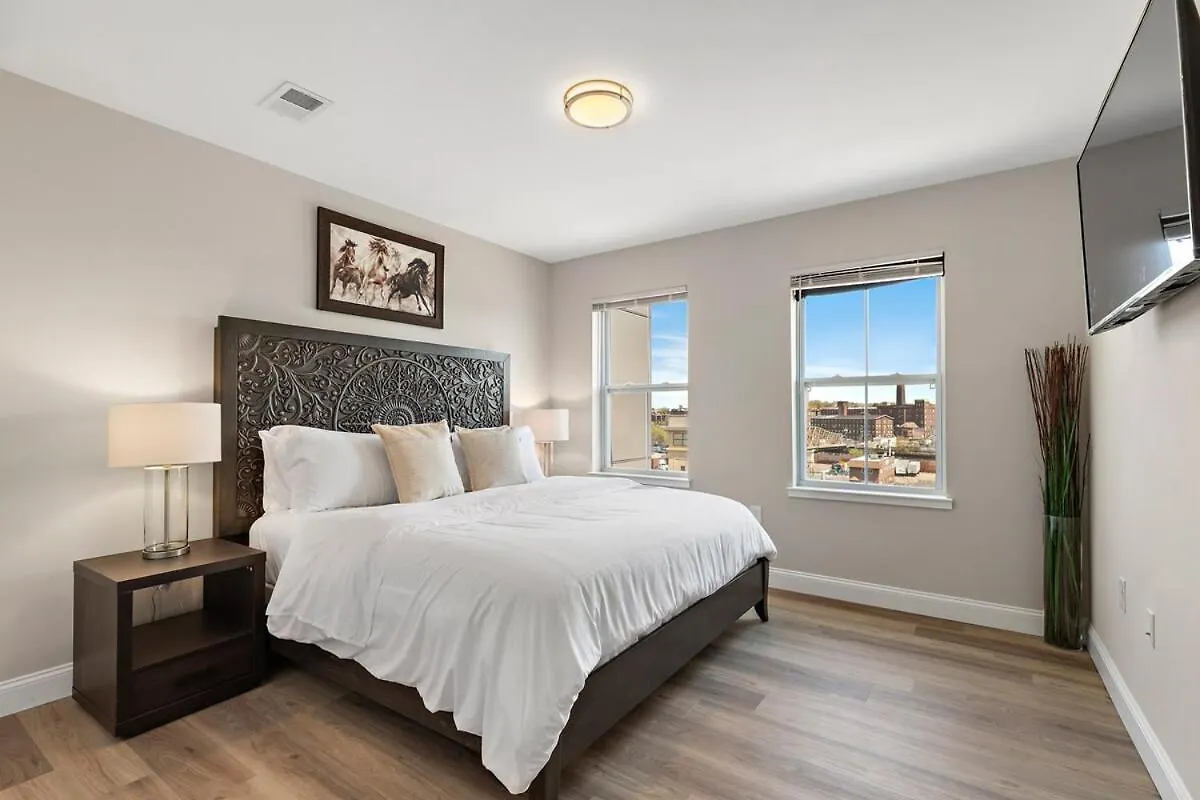 City Views 1Br Free-Parking- Easy Nyc Access Newark 0*,